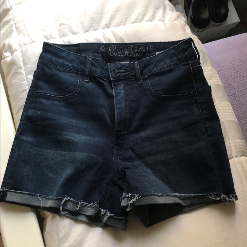 AE SUPER STRETCH HIGH RISE SHORTS
